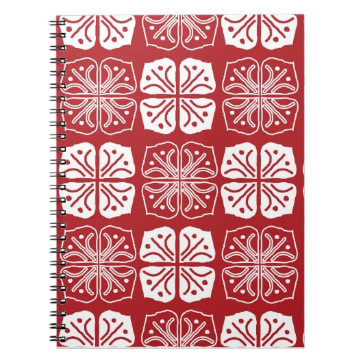 Carnet Indonésien Batik Kawung Gurda Design (Devant)