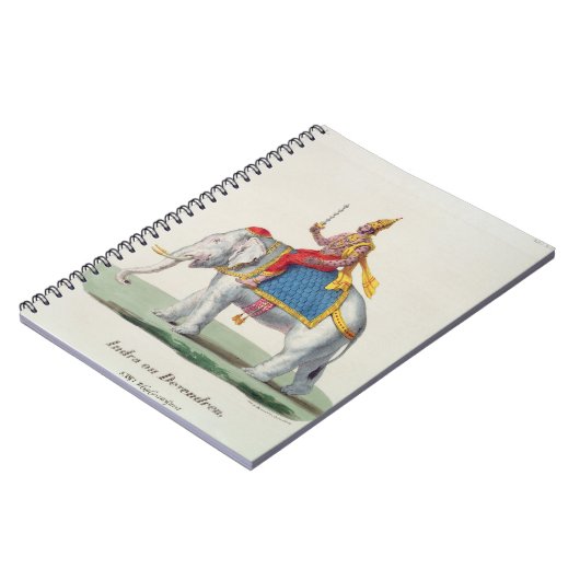 Carnet INDRA ou Devendra, de "francaise de L'Inde…", (Côté gauche)