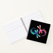 Carnet Infini avec des libellules lumineuses (Intérieur)