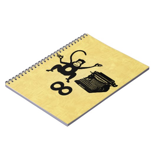 Carnet Infinité de la machine à écrire à singe (Côté gauche)