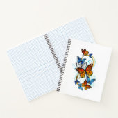 Carnet Infinité de papillons monarques (Intérieur)