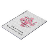 Carnet Infirmier autorisé, remous roses de croix (Côté gauche)