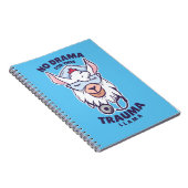 Carnet Infirmière aime lama (Côté Droit)