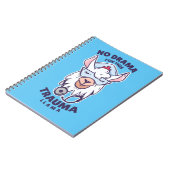 Carnet Infirmière aime lama (Côté gauche)