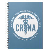 Carnet Infirmière anesthésiste certifiée CRNA personnalis (Devant)