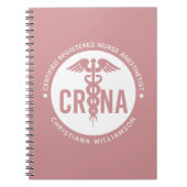 Carnet Infirmière anesthésiste certifiée CRNA personnalis (Devant)