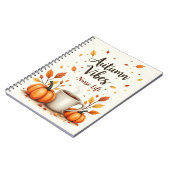 Carnet Infirmière aux vibrations d'automne (Côté gauche)