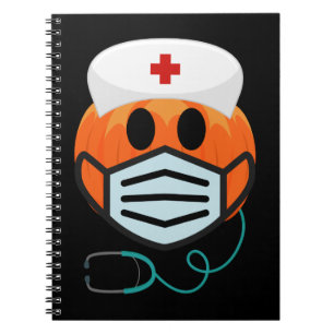 Carnet Infirmière Citrouille Drôle Épouvantable Costume d