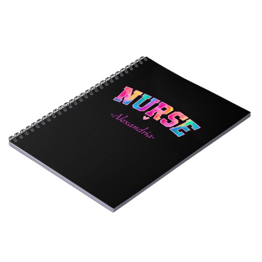 Carnet Infirmière colorée (Côté gauche)