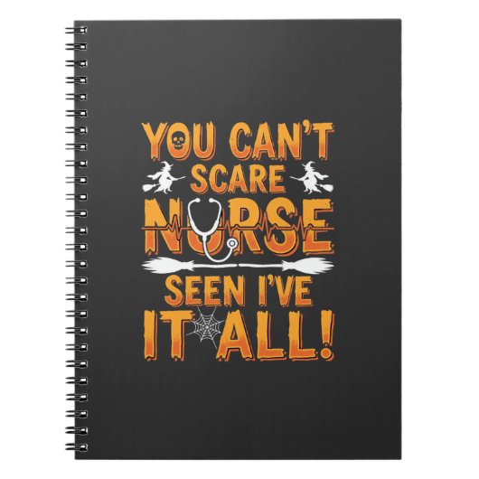 Carnet Infirmière d'Halloween a tout vu Design_1 (Devant)