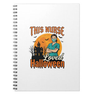 Carnet Infirmière d'Halloween Aimait Halloween Vintage Ép