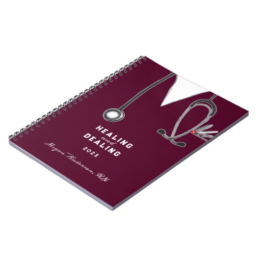 Carnet Infirmière Diplôme Idées cadeaux (Côté gauche)