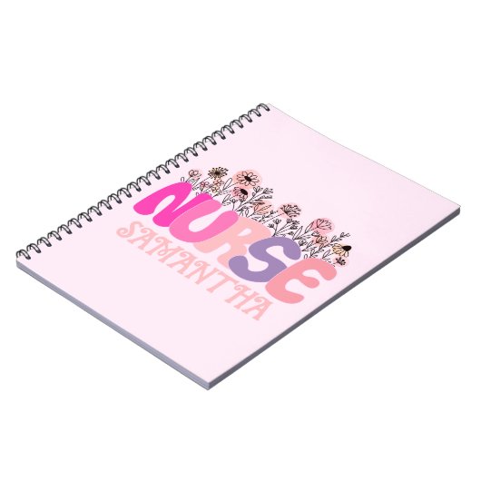 Carnet Infirmière florale (Côté gauche)