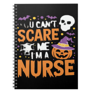Carnet Infirmière Halloween sorcière drôle Nourriture ess