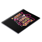 Carnet Infirmière Halloween Stethoscope Travailleur Médic (Côté gauche)