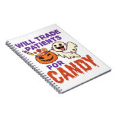 Carnet Infirmière Halloween va échanger des patients pour (Côté Droit)