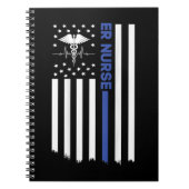 Carnet infirmière infirmière américaine drapeau infirmièr (Devant)