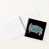 Carnet Infirmière mignonne RN LVN École d'infirmières Méd (Intérieur)