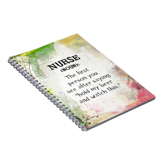 Carnet Infirmière (nom) (Côté Droit)