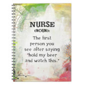 Carnet Infirmière (nom) (Devant)