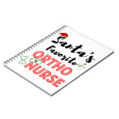 Carnet infirmière orthopédique de Noël (Côté gauche)