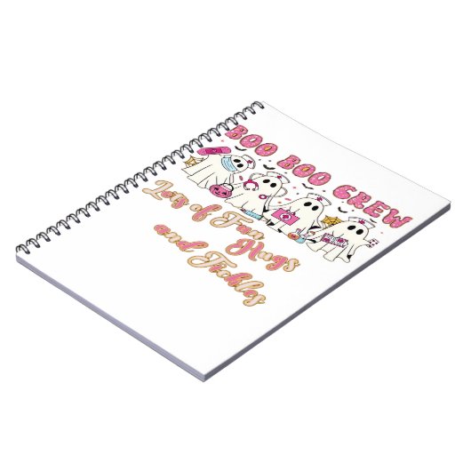 Carnet Infirmière Paediactric Amusement Halloween Design  (Côté gauche)