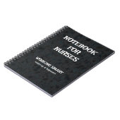 Carnet INFIRMIÈRE personnalisée (Côté gauche)