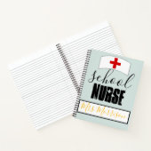 Carnet Infirmière personnalisée Stethoscope Coeur (Intérieur)