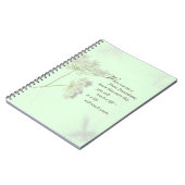 Carnet Infirmière praticien Touch Vies Fleur sauvage (Côté gauche)