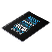 Carnet Infirmière praticienne Bite Me Button Works Nursin (Côté gauche)