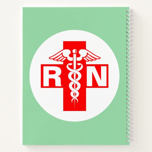 Carnet Infirmière RN ou Initiales (Dos)