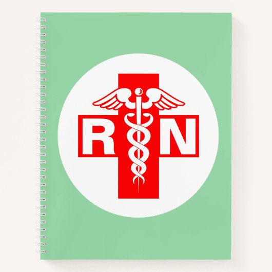 Carnet Infirmière RN ou Initiales (Devant)