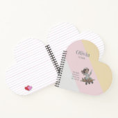 Carnet Infirmière Saumon Arrière - plan Infirmière volant (Intérieur)