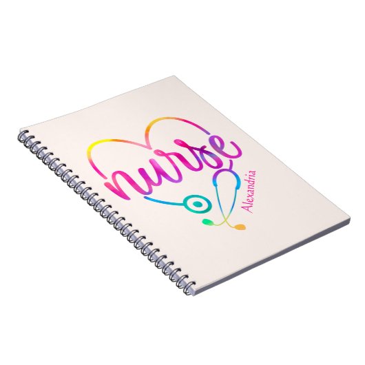 Carnet Infirmière stéthoscope (Côté Droit)