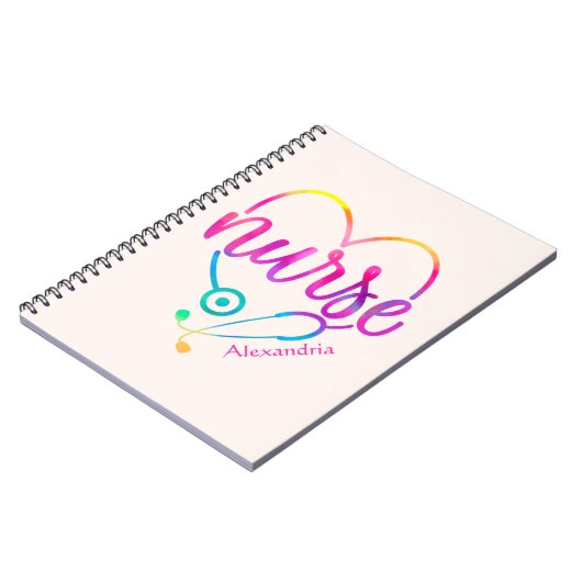 Carnet Infirmière stéthoscope (Côté gauche)