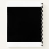 Carnet Infirmière Stethoscope Coeur Moderne Nom personnal (Dos)