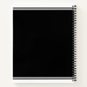 Carnet Infirmière Stethoscope Moderne Personnaliser le no (Dos)