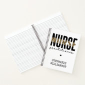 Carnet Infirmière sur mesure NP cheetah Graduation (Intérieur)
