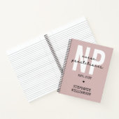 Carnet Infirmière sur mesure Praticien NP Graduation Cade (Intérieur)