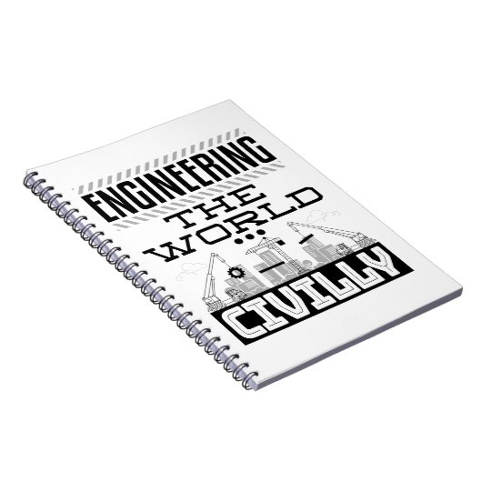 Carnet Ingénierie Le monde Civilly Cool Ingénieur Civil (Côté Droit)