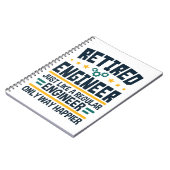 Carnet Ingénieur à la retraite Génie à la retraite (Côté gauche)