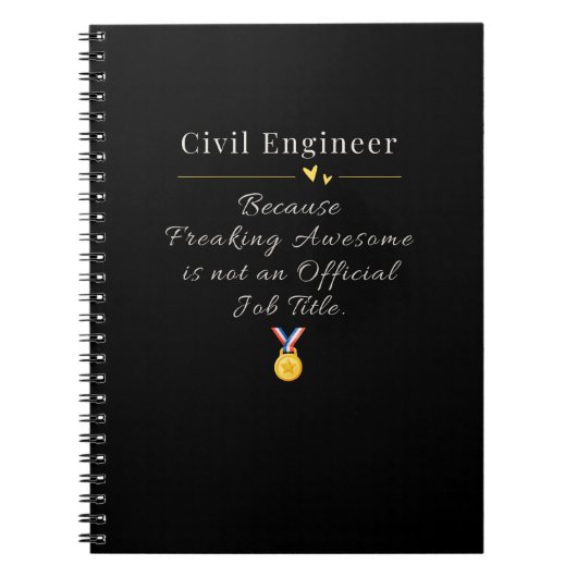 Carnet Ingénieur civil (Devant)