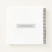 Carnet Ingrédients de pain Cuisson (Dos)