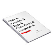 Carnet Ingrédients Pasta Carbonara (Côté Droit)