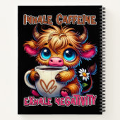 Carnet Inhale Caffeine Exhale Negativity (Dos)