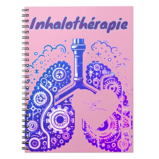 Carnet Inhalo de coeur (Devant)