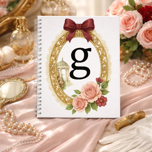 Carnet Initial G Personalized Graduation Gift Regency