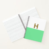 Carnet initial H Gold (Intérieur)