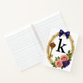 Carnet Initial K Meaningful Gift Elegant Regency (Intérieur)