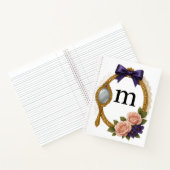 Carnet Initial M Personal Writing Elegant Regency (Intérieur)